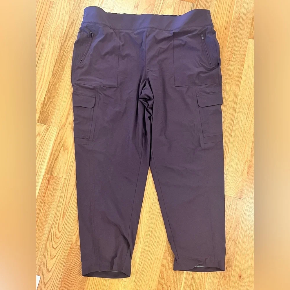 Athleta Women’s Mid Rise Ankle Pant Plum size 22 - Picture 1 of 4